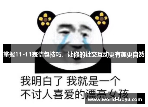 掌握11-11表情包技巧，让你的社交互动更有趣更自然