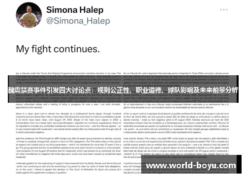 魏震禁赛事件引发四大讨论点：规则公正性、职业道德、球队影响及未来前景分析