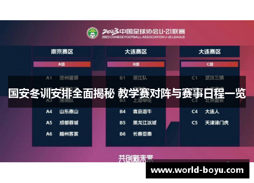 国安冬训安排全面揭秘 教学赛对阵与赛事日程一览